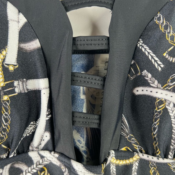 CYN & LUCA BLACK HAMPTON PADDED BRA SWIM TANKINI - Picture 3 of 7